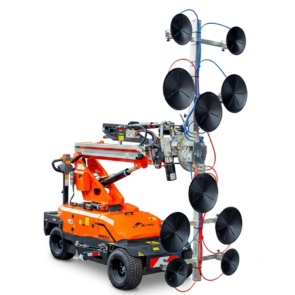Robot de pose vitrage Jekko MPK 10.2 pour manutention de vitrages